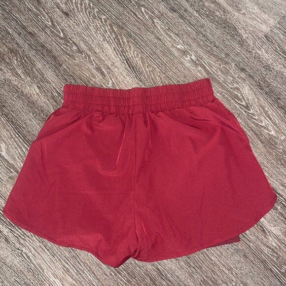 Red Athletic Shorts - Picture 3 of 3